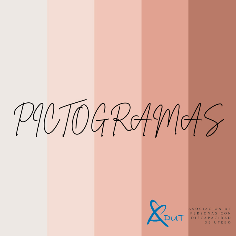 Pictogramas con el texto pictogramas